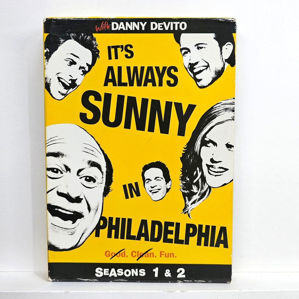 It's Always Sunny In Philadelphia Seasons 1 & 2 DVD‎ Danny DeVito Comedy Box Set